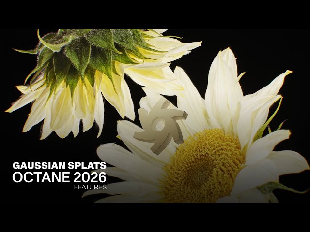 Gaussian Splats in OctaneRender 2026