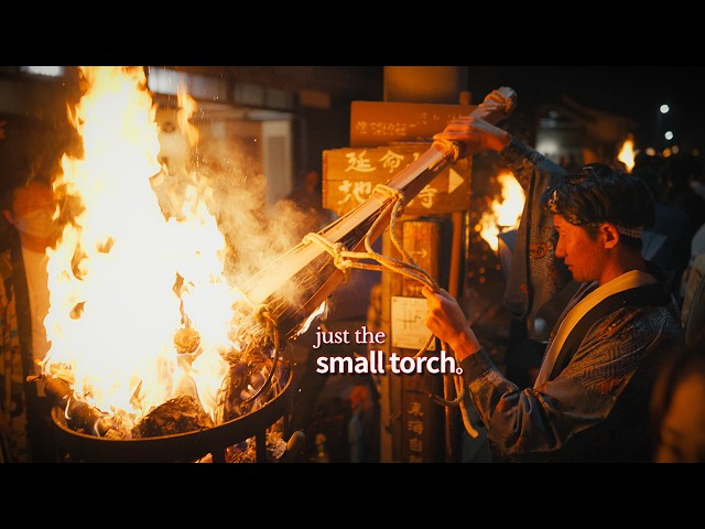 One of Japan's Top Fire Festivals (Kurama No Hi in Kyoto)