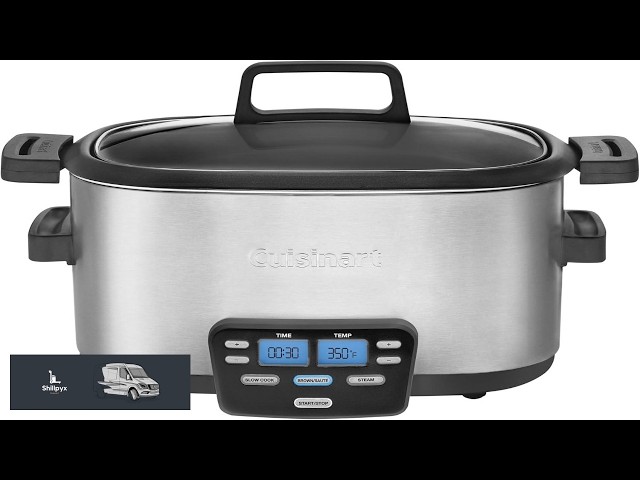 Cuisinart 3 In 1 Cook Central 6 Quart Multi Cooker: Slow Cooker Brown Saute Steamer