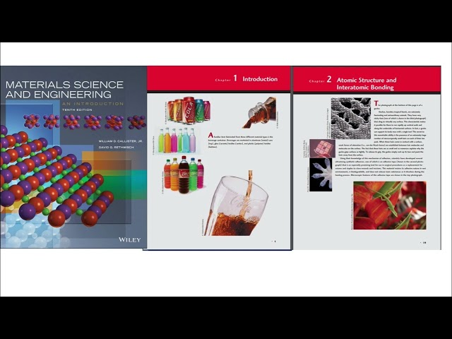 Materials Science and Engineering, An Introduction by J.D.Callister. Chapter 1&2 summary podcast