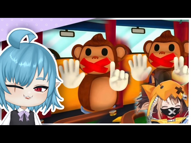 VTuber reacts to "HoloEN Most Chaotic Bombanana Collab with Calli, Gigi and Fuwawa"