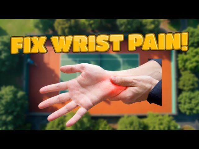 WHAT'S UP WITH MY BACKHAND?? HOW TO FIX WRIST PAIN AS A TENNIS PLAYER!