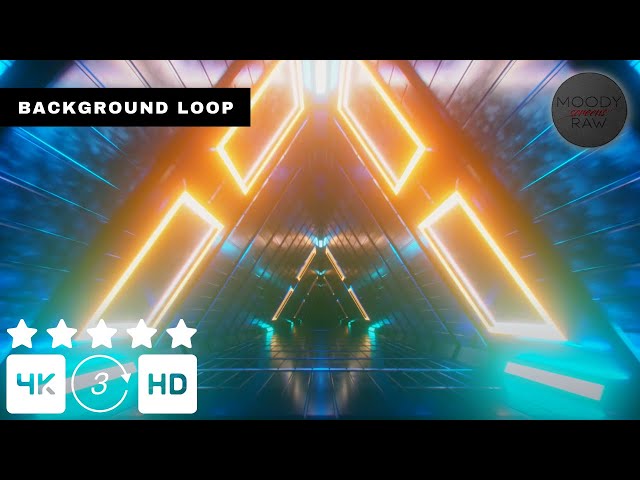 Light Neon Luxury 4K Visual Loop (Silent) | Ambient Motion Background | Seamless Loop