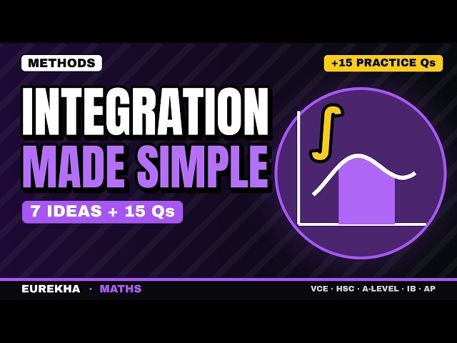 Integration Made Simple: Definite Integrals & Area Under a Curve + 15 Practice Questions