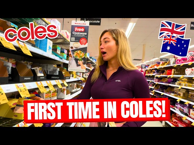 British Sisters REACT to Australian Grocery Shopping!?