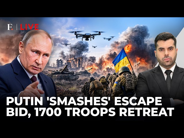 Putin 'Crushes' Ukraine Breakout, 1,700 Kyiv Troops Still 'Trapped' | Firstpost Live | 4K