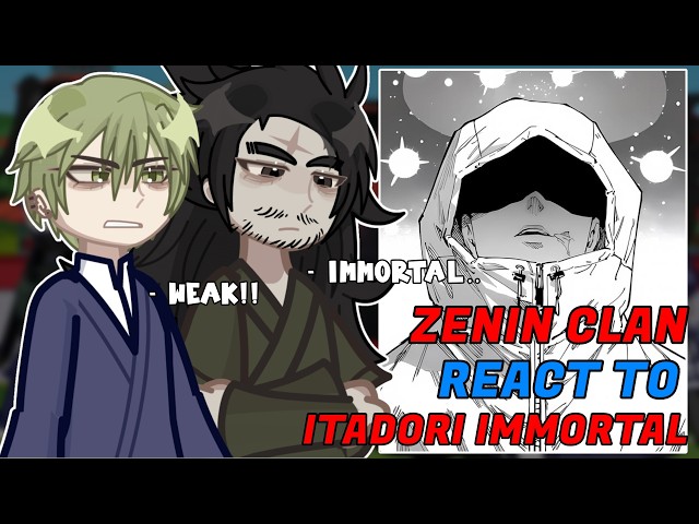 Zenin Clan React To Itadori Immortality // 🇷🇺/🇺🇸 // Gacha React
