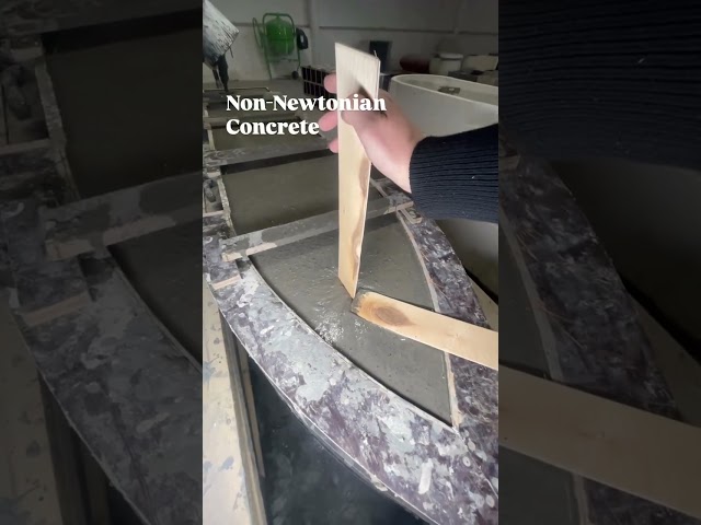 No Newtonian Concrete|| Boat making #concrete