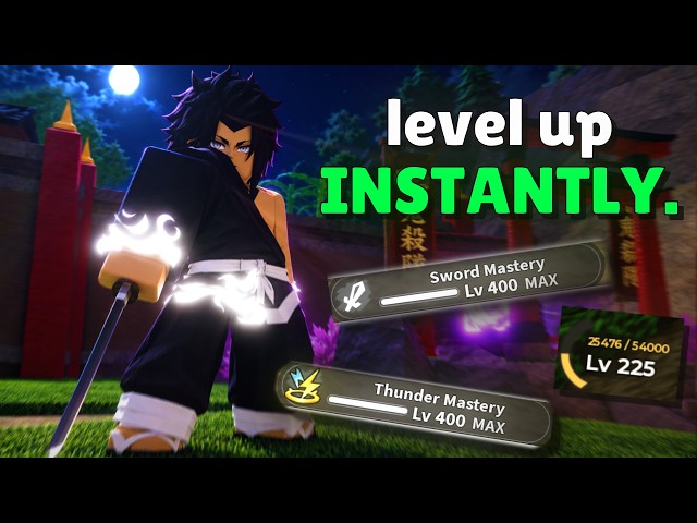 FASTEST Way to MAX Level & Mastery in Project Slayers 2!