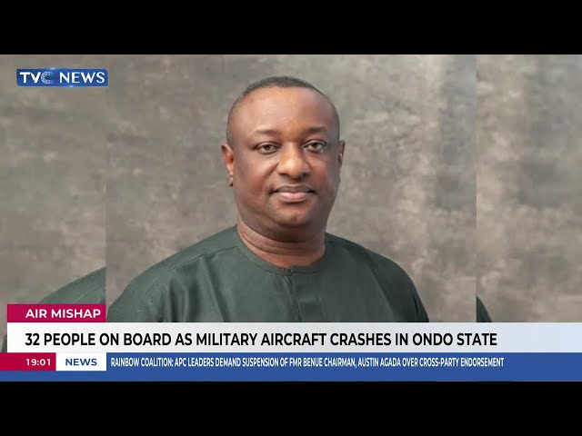 32 People On Board as Military Aircraft Crashes In Igbokoda, Ondo State