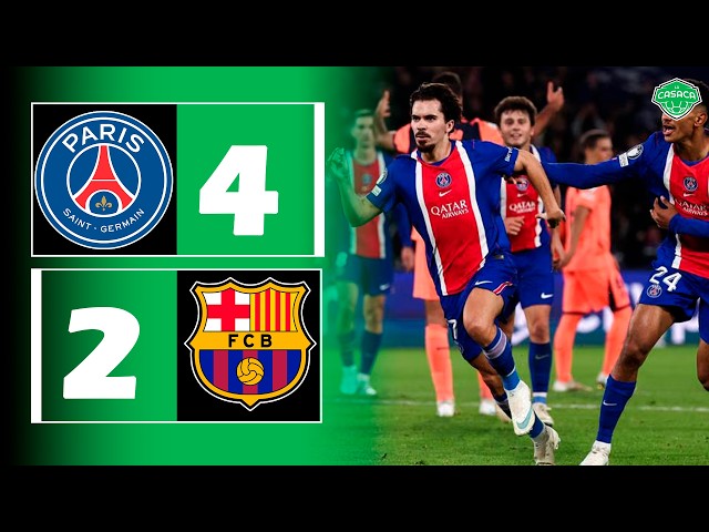 🔴 PSG vs BARCELONA EN VIVO | UEFA CHAMPIONS LEAGUE - FASE LIGA JORNADA 3