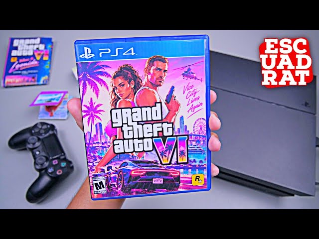 GTA 6 PS4 - فتح صندوق وتجربة لعب Grand Theft Auto VI على بلايستيشن 4 (نظرة موسعة على لعبة GTA VI)
