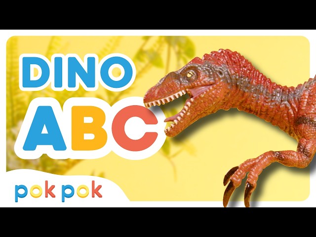 Learn Dinosaur ABC! | Calm Toddler Learning | Studio Pok Pok