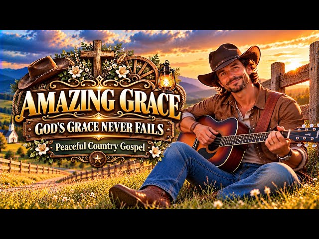 Amazing Grace | Peaceful Country Gospel | A Song of God's Amazing Grace