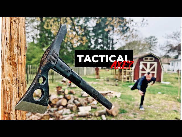 Axe throwing with the SOG Tactical Tomahawk! #axethrowing #axe #tactical #outdoors #review #skills
