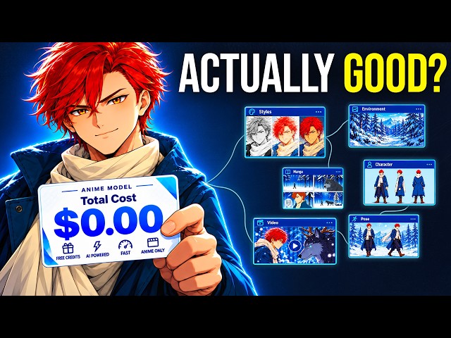I Tested a New FREE AI Model Built ONLY for Anime