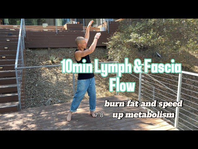 10-Minute Lymph & Fascia Flow | Burn Calories, Boost Circulation & Support Metabolism