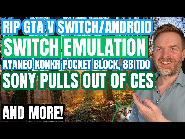 Rockstar Shuts Down GTA V Android and Switch Ports, Ayaneo Konkr Pocket Block, 8bitdo, Gear of War P