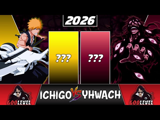Ichigo VS Yhwach POWER LEVELS 2026 🔥 (BLEACH)