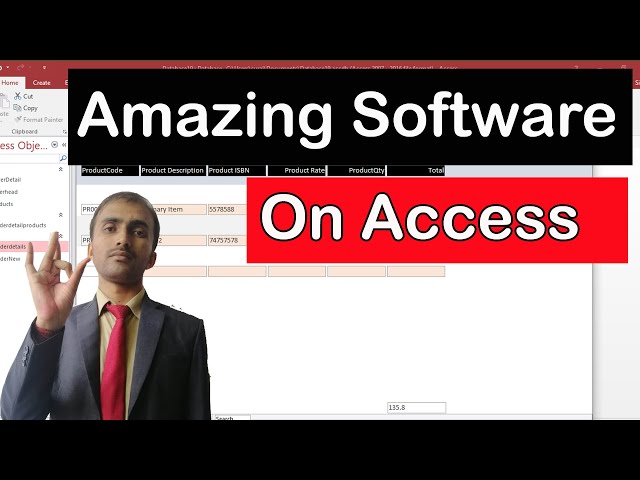 Create Full software in ms access in hindi and english