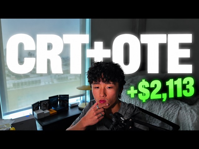How I Made $2,113 Trading NQ using CRT + OTE (TRADE RECAP)