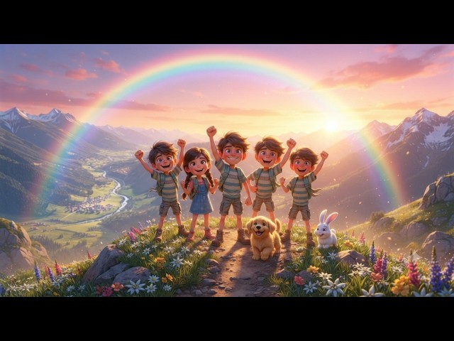 Never Give Up | Motivational Kids Song for Children | Kids Junction