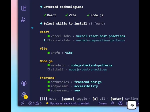 Hold up... Don’t know which AI agent skills to install for your project? 🔥