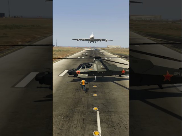 plane hit helicopter crash on the runway