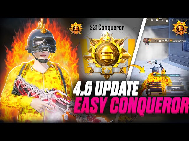 NEW & EASY SOLO CONQUEROR HIGH TIER STRATEGY 🔥WORKING IN 4.6 UPDATE✅ Pubg Mobile / Bgmi