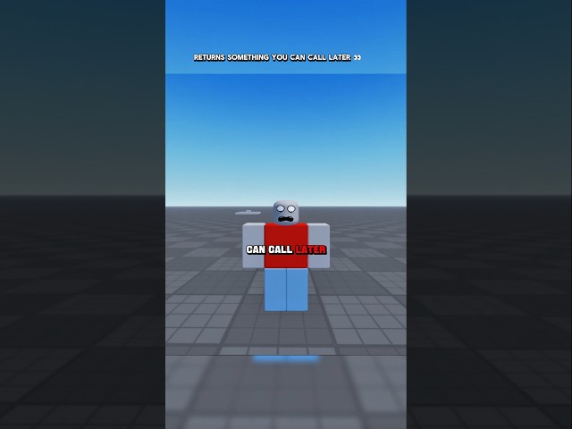 Why Does This Function Return function()? 👀#Roblox #RobloxDev #RobloxStudio #Luau #Lua