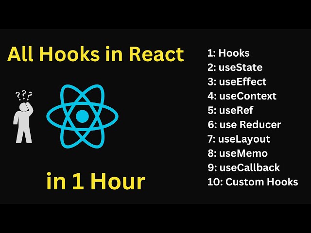 All React Hooks Tutorial and Explained with Example