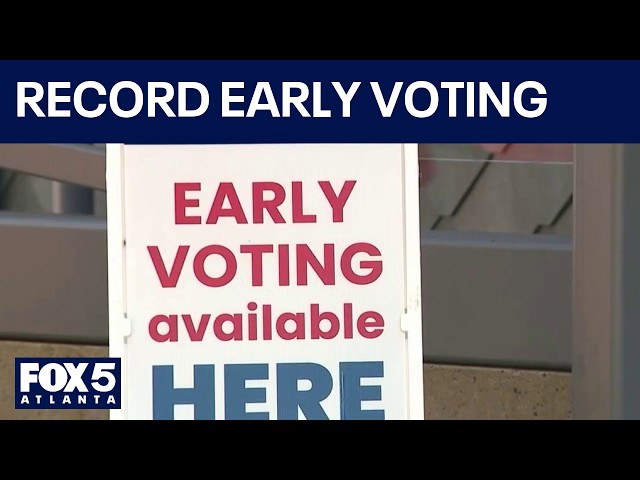 Early voting number breaks record on Monday | FOX 5 News