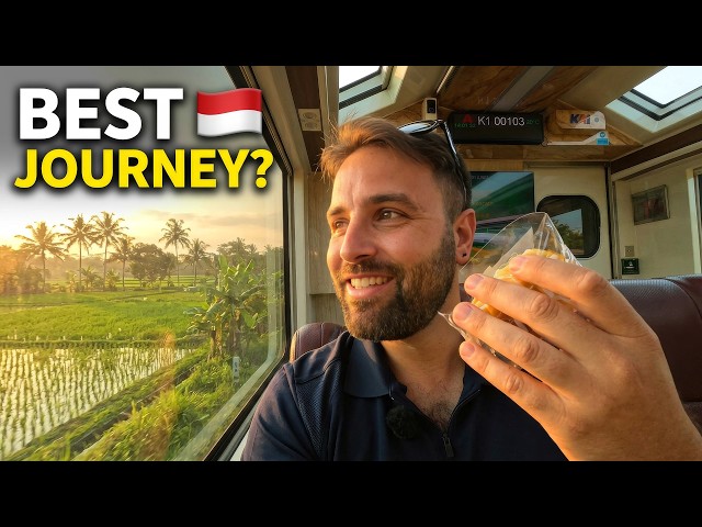 I Took Indonesia's Luxury Panoramic Train 🇮🇩 World's best train journey?