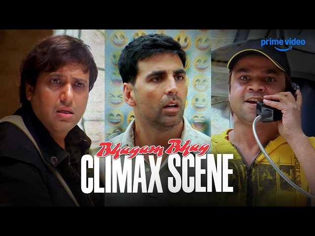 Bhagam Bhag Climax Scene 😂 | Akshay Kumar, Govinda, Paresh Rawal, Rajpal Yadav | Prime Video India