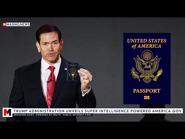 🇺🇸 Marco Rubio Unveils New US PASSPORT Made Using America.gov Super Intelligence-Powered Platform