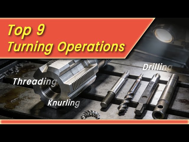 Top 9 Turning Operations Explained Simply
