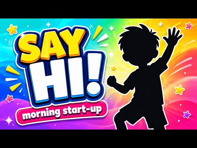 2-Minute Fun Morning Warm Up | Immersive Interactive Warm Up 🔥 SAY HI! 👋