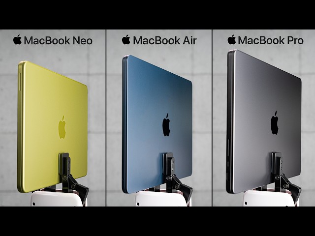 MacBook Neo vs. Air vs. Pro (Lab Tested)