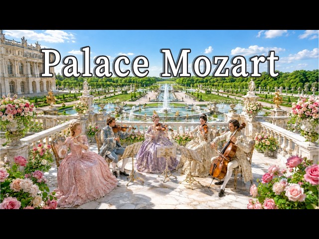 Mozart Style | Strings in a Grand Palace Garden 🏰 | Relaxing Classical Music, Reading Music