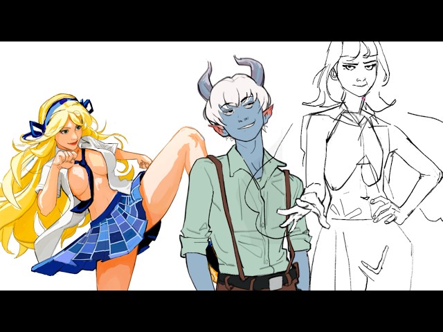 Working on Character Commissions in Procreate!
