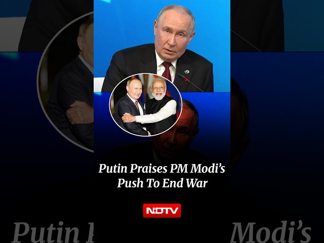 "Despite Our Friendly Ties...": Putin Praises PM Modi For "Good Ideas" On Ending Russia-Ukraine War