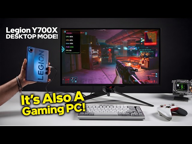 This Tablet Is Also A Gaming PC! Lenovo Legion Infinite Desktop Mode!