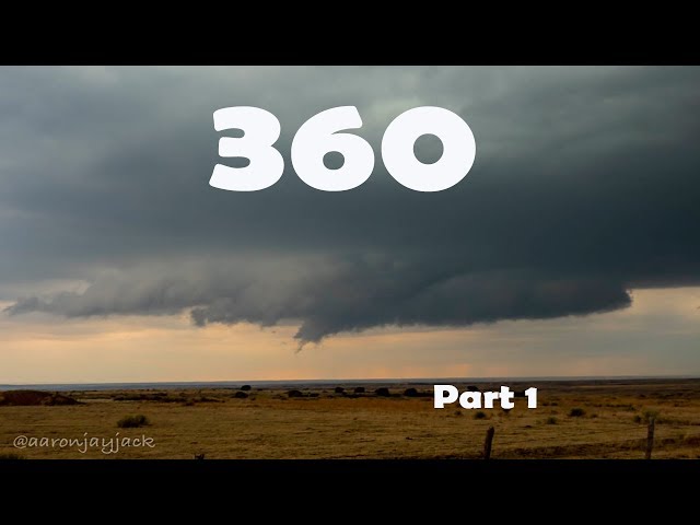 360 Tornado Intercept on Tornado Producing Supercell in Texas Panhandle (Part 1)