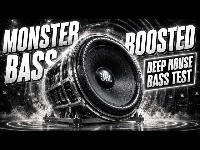 MONSTER BASS BOOSTED: Deep House Bass Test & Extreme Infrasonic Subwoofer Excursion Check 🔊