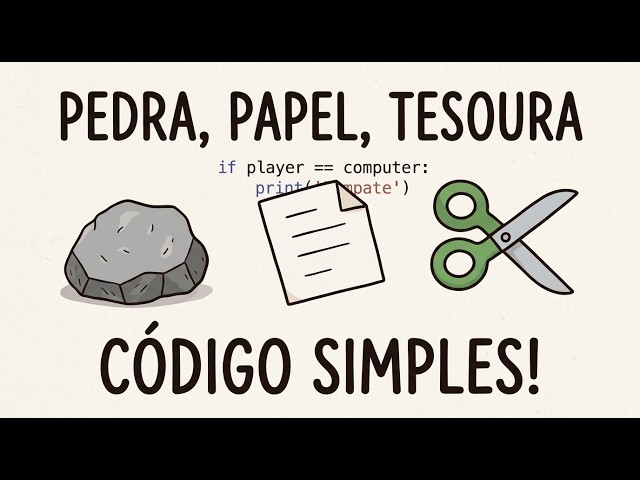 Como fazer pedra papel e tesoura em Python