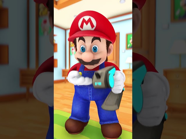 Mario's Remote Control Car 🚗 😂🤣 Animation Meme #funny #mario