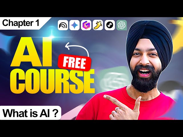 Free AI COURSE for Beginners – Class 1 - What is AI? How AI Works? #course #ai