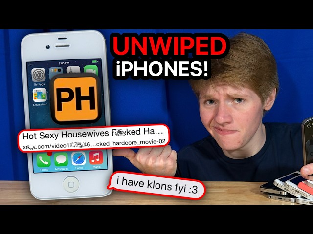 These UNWIPED iPhones are ILLEGAL... (Phone Lots #13)