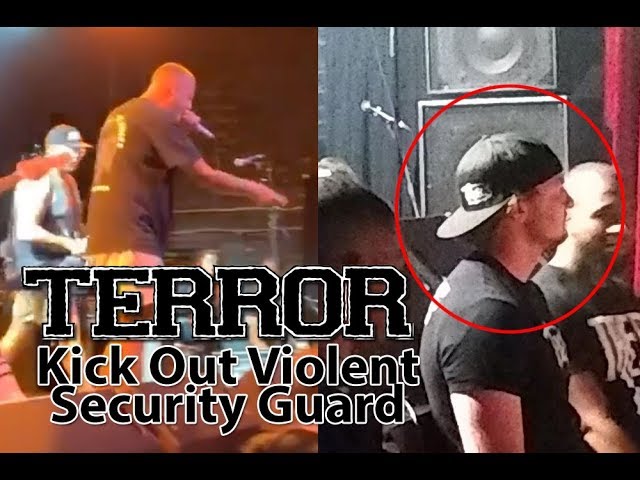 TERROR Eject Violent Security Guard from Show | MetalSucks