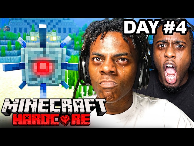 MINECRAFT HARDCORE ALL BOSSES DAY 4 🍄🔨🧟‍♂️ft. KaiCenat (Part 2)